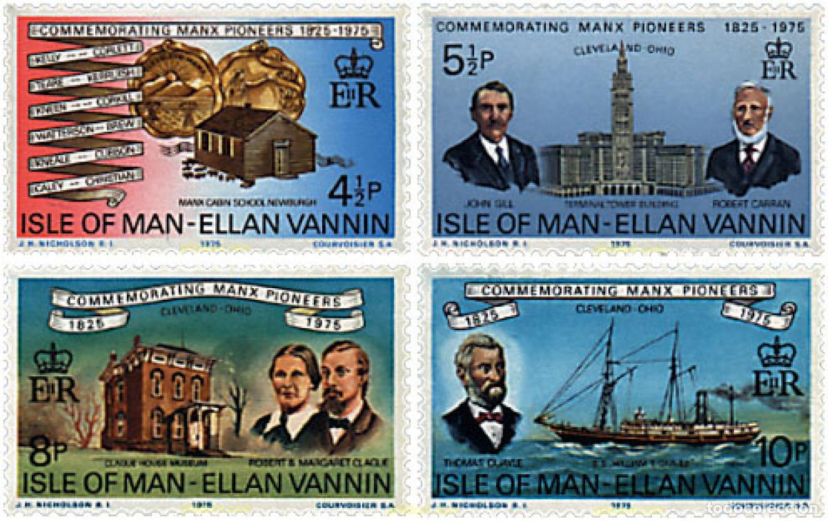 Sellos: 55913 MNH MAN 1975 PIONEROS DE MAN EN AMERICA