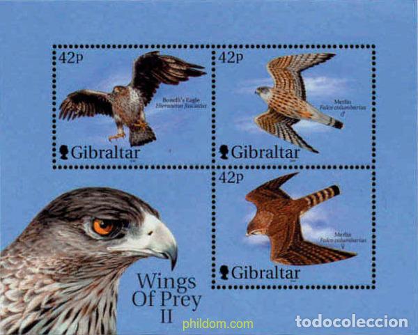 Sellos: 372579 MNH GIBRALTAR 2000 AVIONES DE LA ROYAL AIR FORCE Y PAJAROS