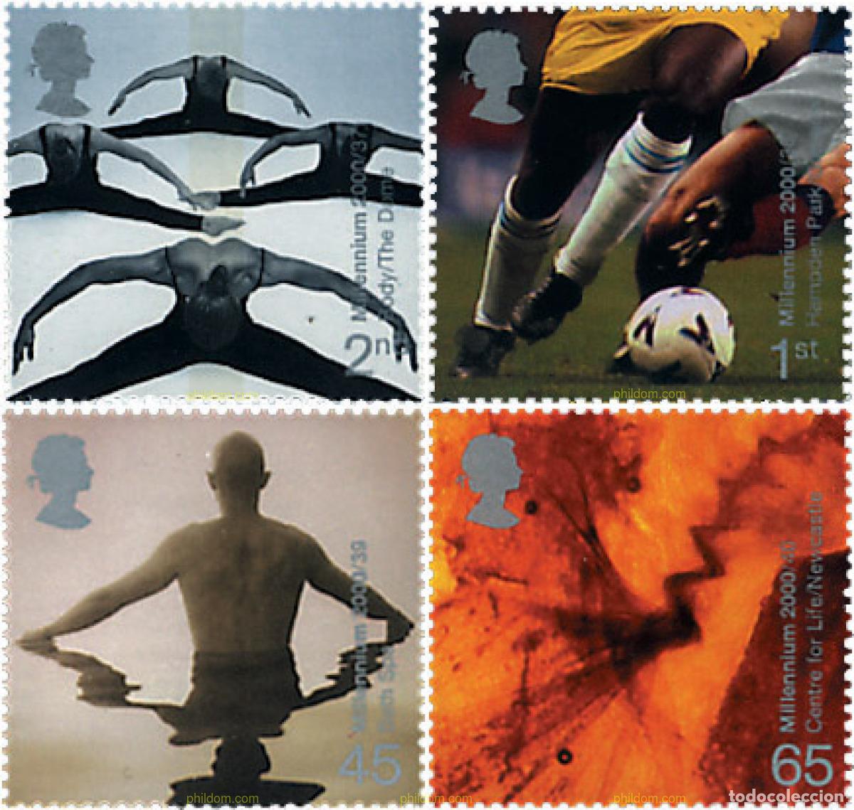 Sellos: 90770 MNH GRAN BRETA&Ntilde;A 2000 MILENIO. PROYECTOS
