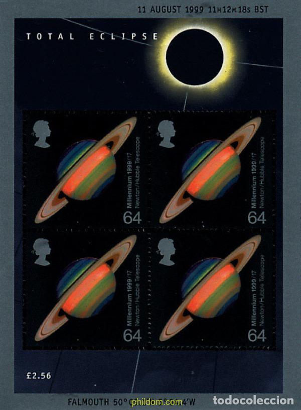 Sellos: 55304 MNH GRAN BRETA&Ntilde;A 1999 ECLIPSE SOLAR DEL 11 DE AGOSTO DE 1999