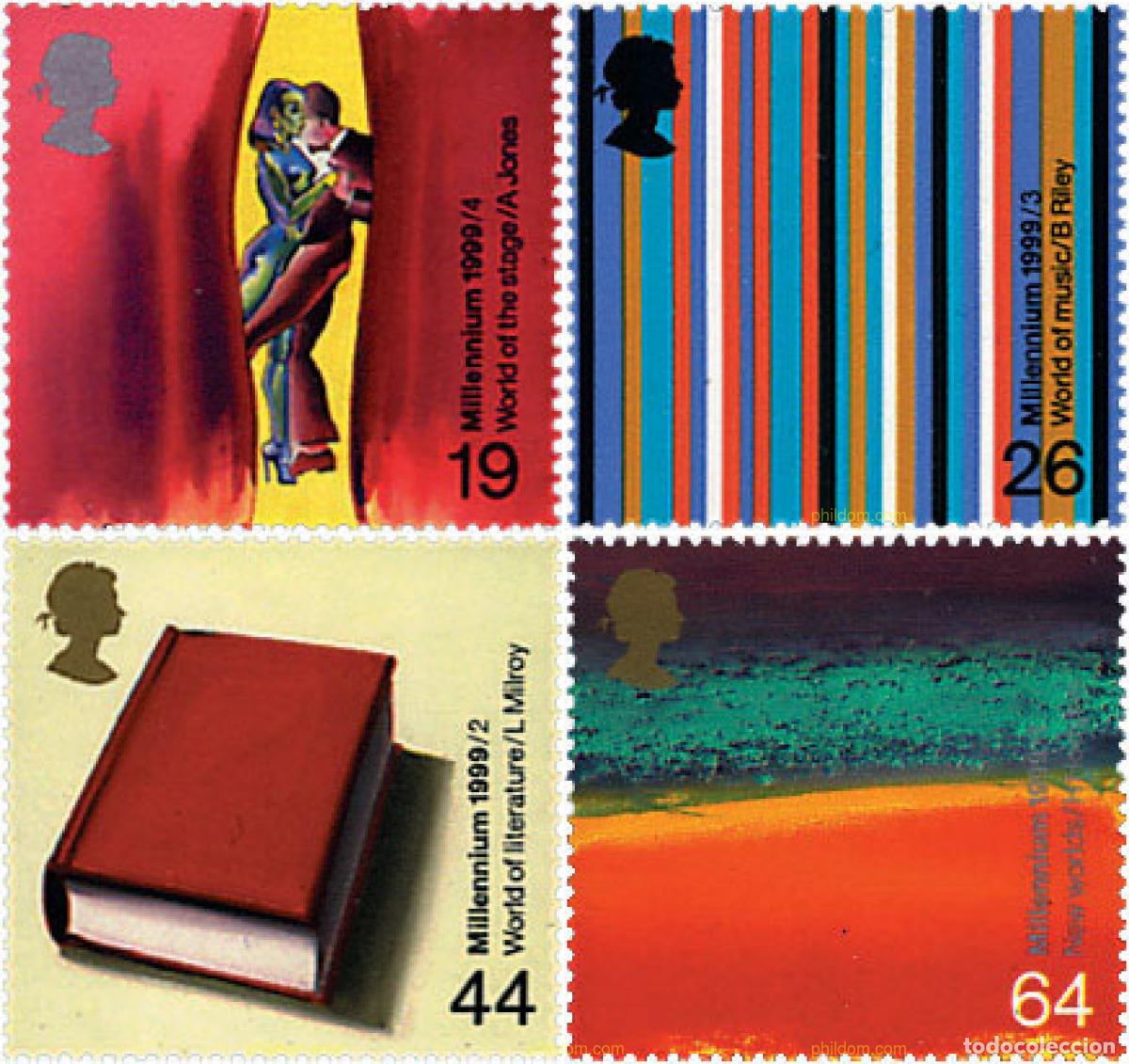 Sellos: 90688 MNH GRAN BRETA&Ntilde;A 1999 MILENIO. ARTE