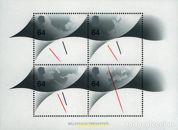 Sellos: 90690 MNH GRAN BRETA&Ntilde;A 1999 CRONOMETRO DEL MILENIO