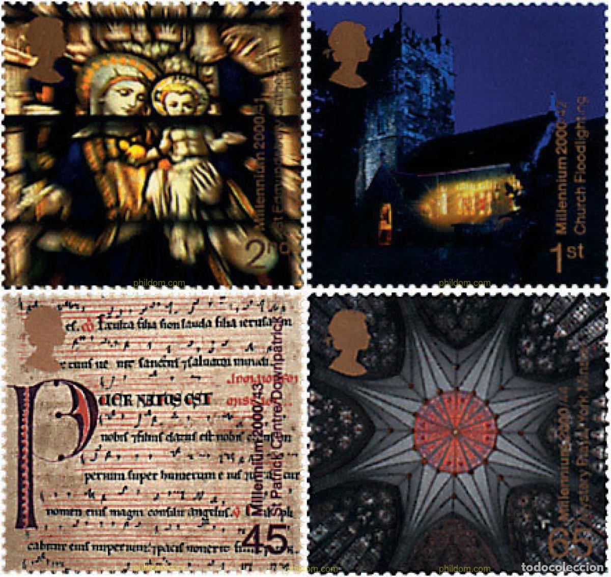 Sellos: 90781 MNH GRAN BRETA&Ntilde;A 2000 MILENIO. ESPIRUTU Y FE