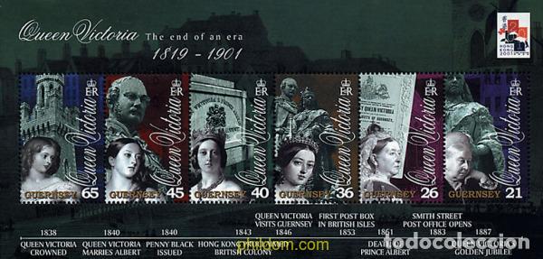Sellos: 90867 MNH GUERNSEY 2001 HONG KONG 2001. EXPOSICION FILATELICA INTERNACIONAL