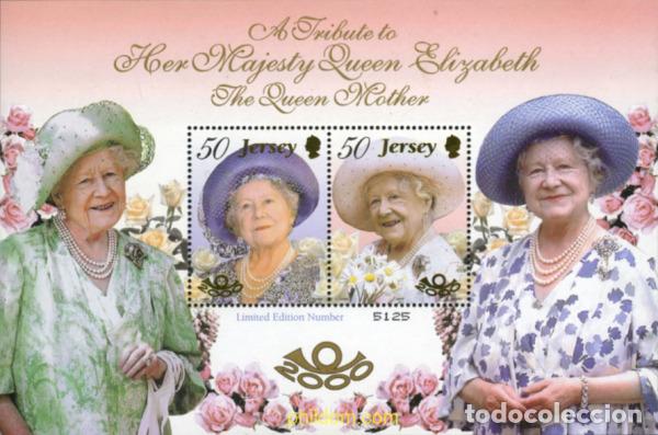 Sellos: 100026 MNH JERSEY 2000 CENTENARIO DE LA REINA MADRE