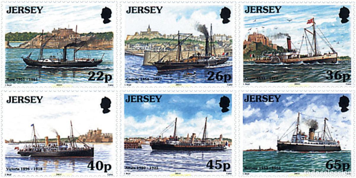 Sellos: 72290 MNH JERSEY 2001 BARCOS ANTIGUOS
