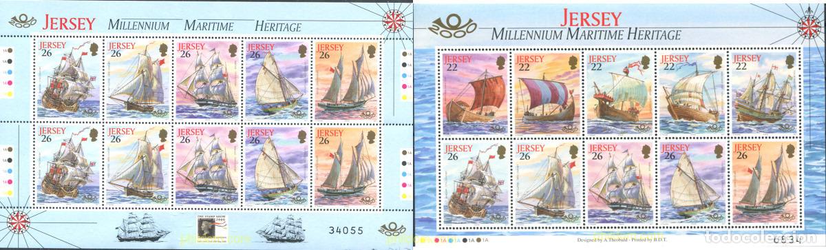 Sellos: 168355 MNH JERSEY 2000 VELEROS