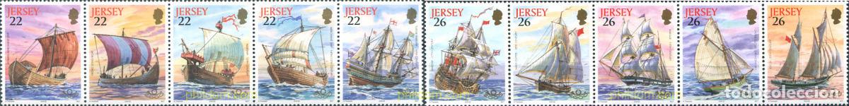 Sellos: 335737 MNH JERSEY 2000 VELEROS