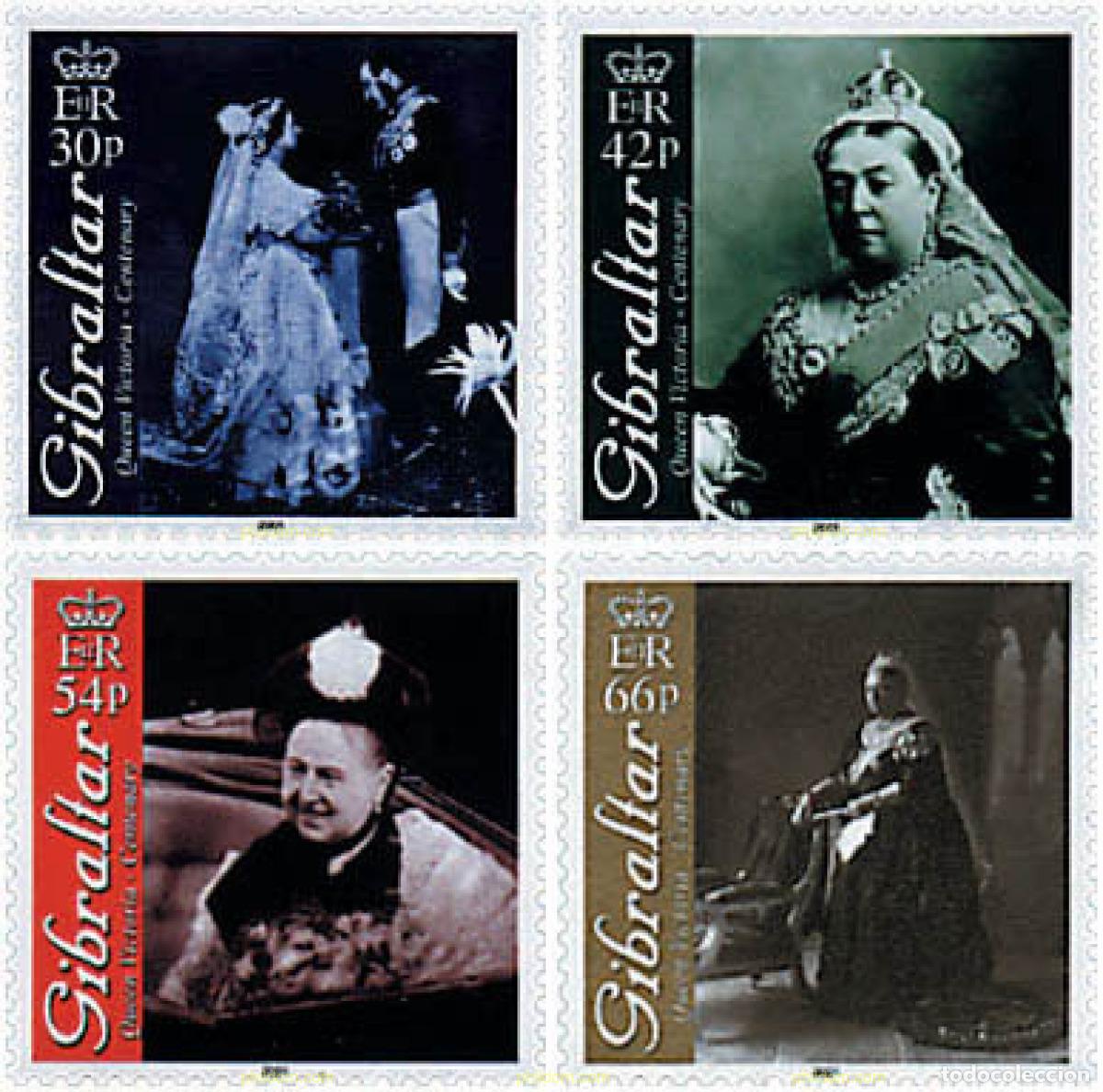 Sellos: 82522 MNH GIBRALTAR 2001 CENTENARIO DE LA MUERTE DE LA REINA VICTORIA