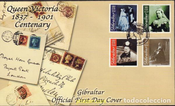 Sellos: 421748 MNH GIBRALTAR 2001 CENTENARIO DE LA MUERTE DE LA REINA VICTORIA