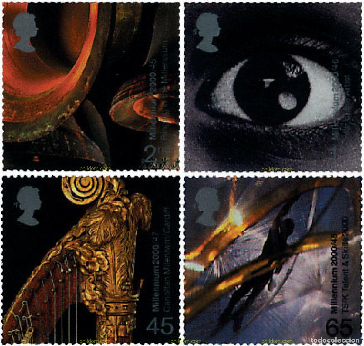 Sellos: 90782 MNH GRAN BRETA&Ntilde;A 2000 MILENIO. SONIDO Y VISION