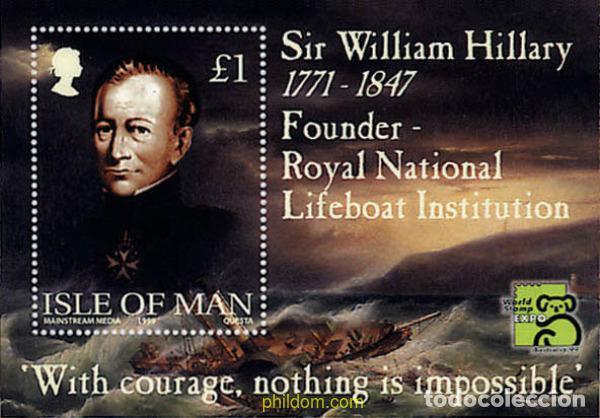 Sellos: 66053 MNH MAN 1999 175 ANIVERSARIO DE LA ROYAL NATIONAL LIFEBOAT INSTITUTION