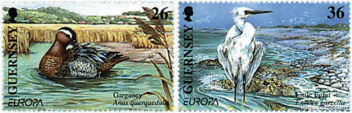 Sellos: 312141 MNH GUERNSEY 2001 EUROPA CEPT. EL AGUA, RIQUEZA NATURAL