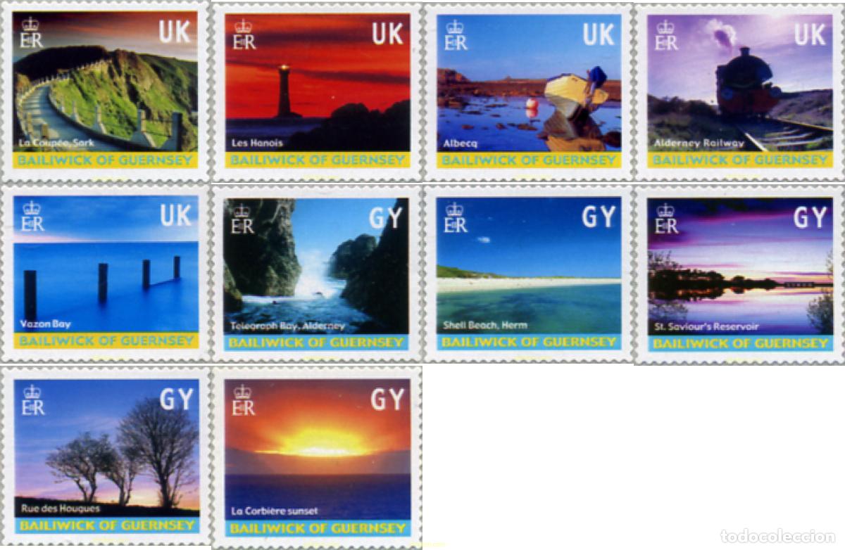 Sellos: 74846 MNH GUERNSEY 2001 EL COLOR DE LA ISLA