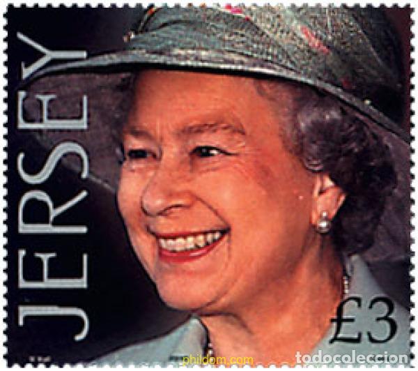 Sellos: 67504 MNH JERSEY 2001 75 ANIVERSARIO DE LA REINA ISABEL II