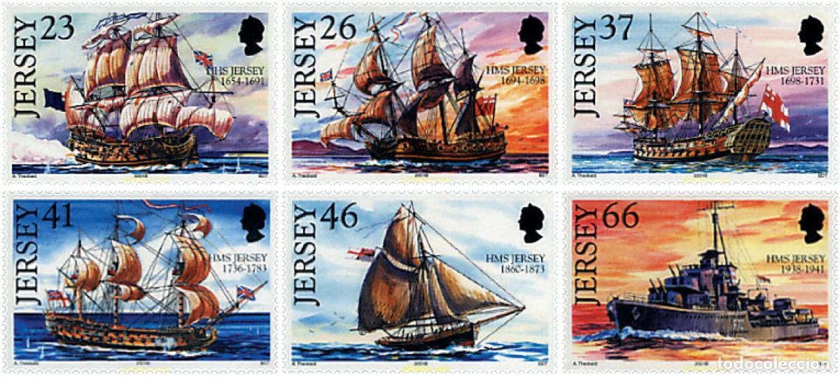Sellos: 67503 MNH JERSEY 2001 BARCOS
