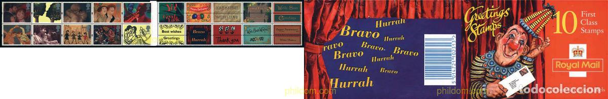 Sellos: 2193 MNH GRAN BRETA&Ntilde;A 1995 FELICITACIONES