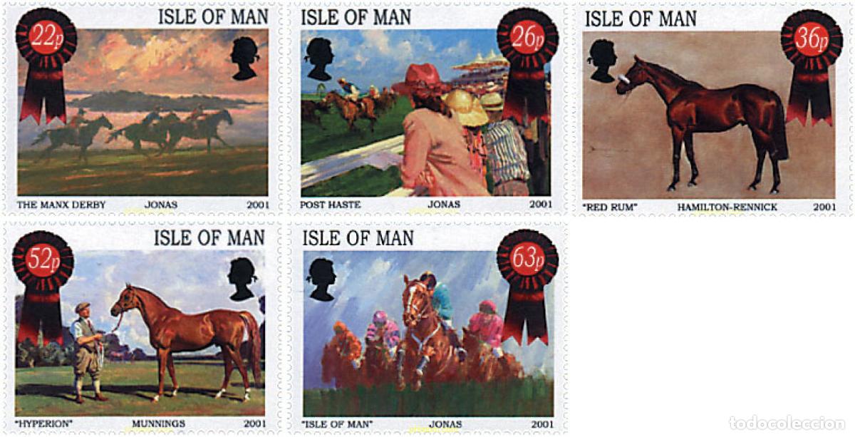 Sellos: 81238 MNH MAN 2001 PINTURAS DE DERBYS HIPICOS