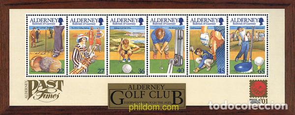 Sellos: 98314 MNH ALDERNEY 2001 CLUB DE GOLF DE ALDERNEY
