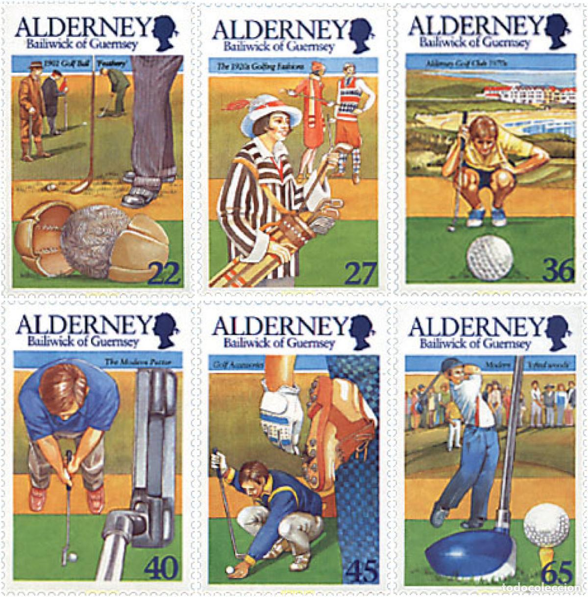 Sellos: 98313 MNH ALDERNEY 2001 CLUB DE GOLF DE ALDERNEY