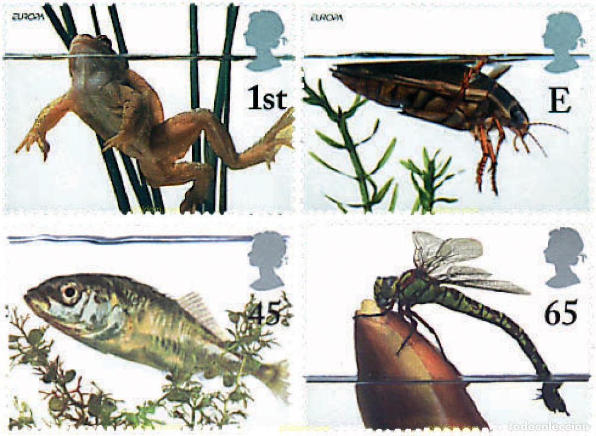 Sellos: 82316 MNH GRAN BRETA&Ntilde;A 2001 EUROPA CEPT. EL AGUA, RIQUEZA NATURAL