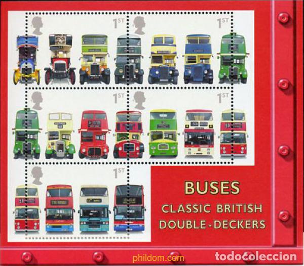 Sellos: 90791 MNH GRAN BRETA&Ntilde;A 2001 AUTOBUSES