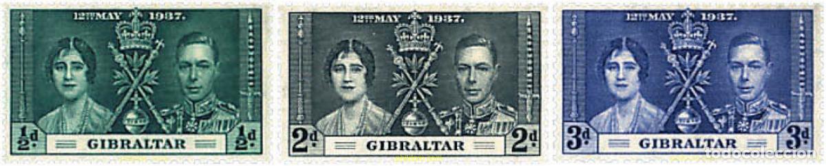 Briefmarken: 83053 MNH GIBRALTAR 1937 CORONACION DE JORGE VI E ISABEL