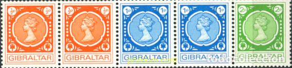 Sellos: 318193 MNH GIBRALTAR 1971 REINA ISABEL II