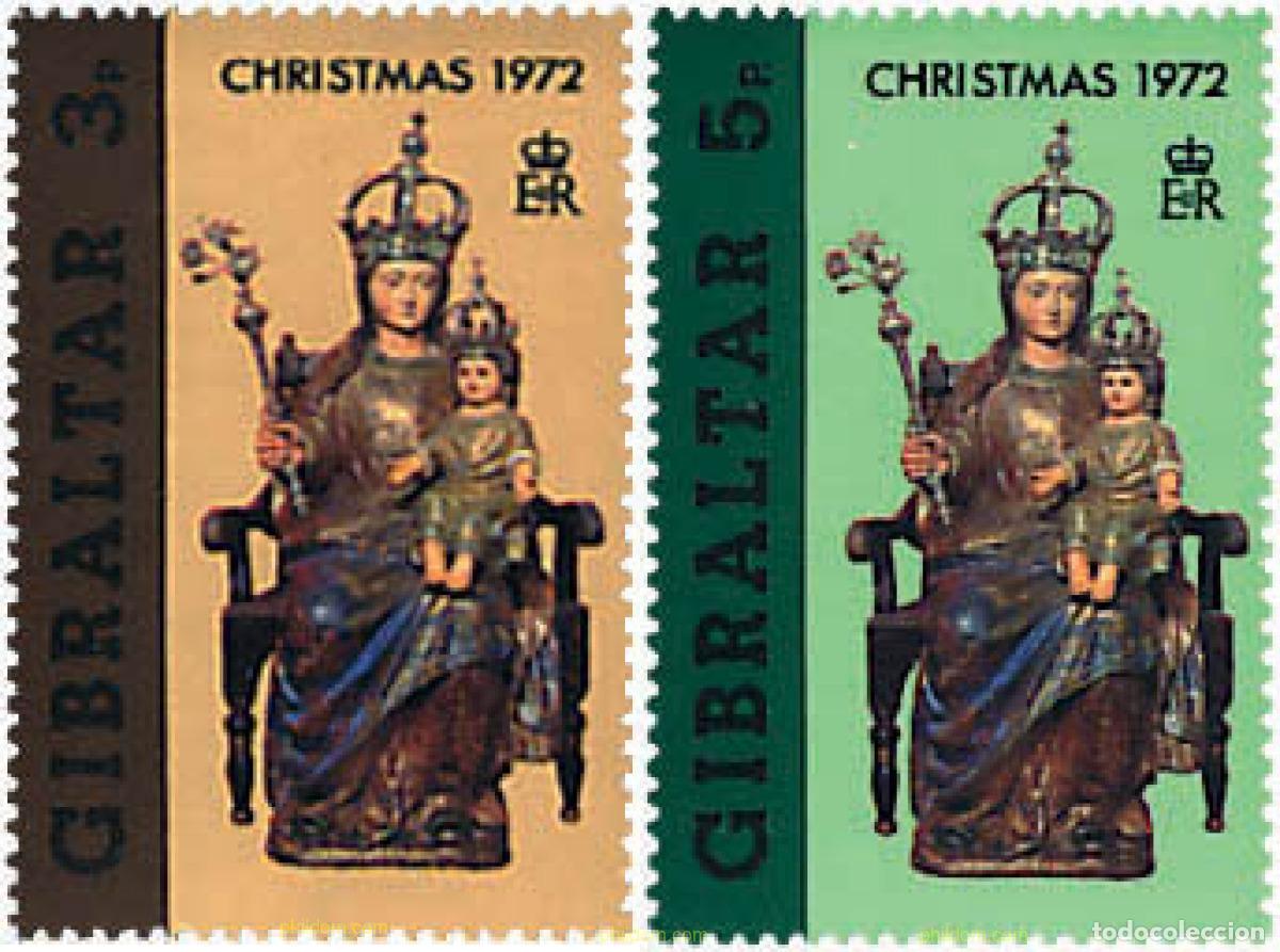Sellos: 83373 MNH GIBRALTAR 1972 NAVIDAD