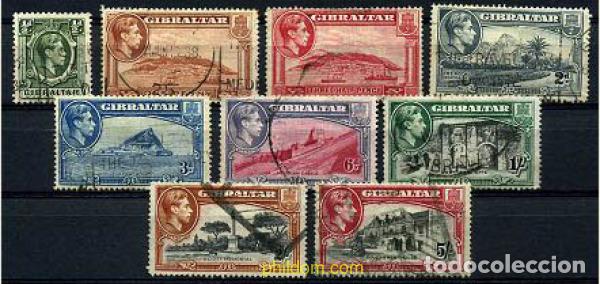Timbres: 211489 USED GIBRALTAR 1938 VISTAS DE GIBRALTAR