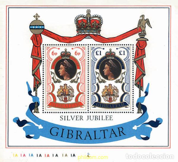 Selos: 83480 MNH GIBRALTAR 1977 25 ANIVERSARIO DEL ACCESO AL TRONO DE ISABEL II