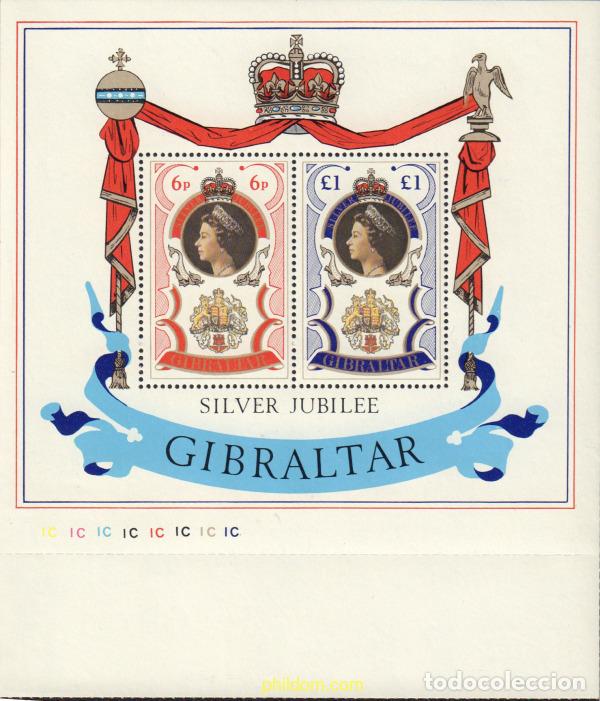 Selos: 104762 MNH GIBRALTAR 1977 25 ANIVERSARIO DEL ACCESO AL TRONO DE ISABEL II
