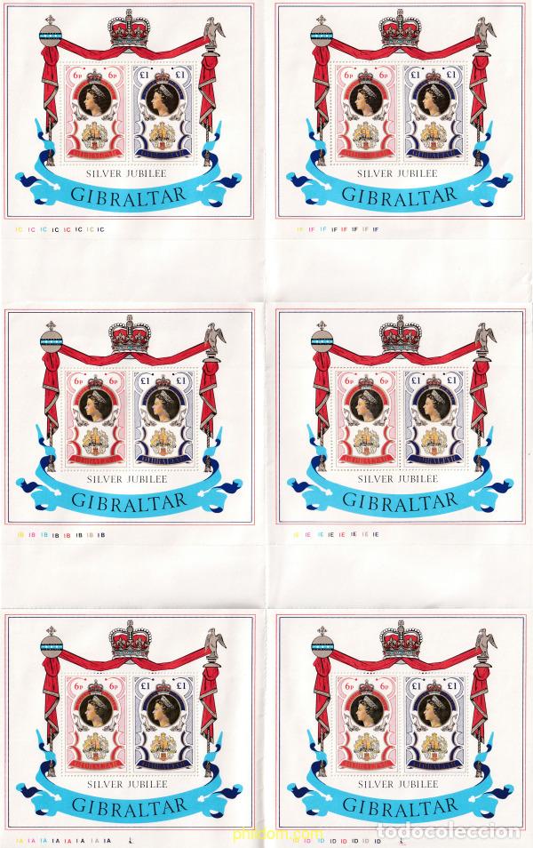 Selos: 621730 MNH GIBRALTAR 1977 25 ANIVERSARIO DEL ACCESO AL TRONO DE ISABEL II