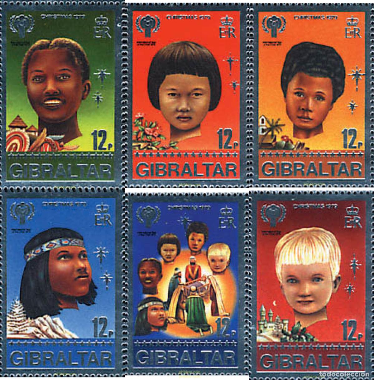 Selos: 22833 MNH GIBRALTAR 1979 NAVIDAD. A&Ntilde;O INTERNACIONAL DEL NI&Ntilde;O