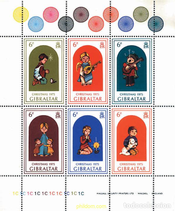 Sellos: 84233 MNH GIBRALTAR 1975 NAVIDAD