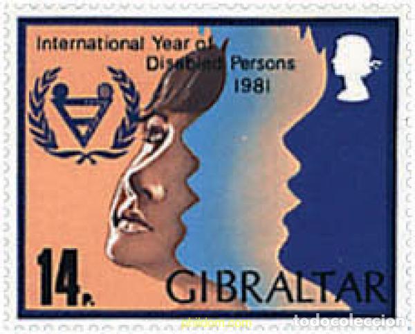 Sellos: 82440 MNH GIBRALTAR 1981 A&Ntilde;O INTERNACIONAL DE LOS DISCAPACITADOS