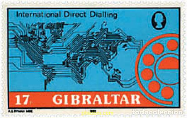 Sellos: 82447 MNH GIBRALTAR 1982 SERVICIO TELEFONICO INTERNACIONAL DIRECTO