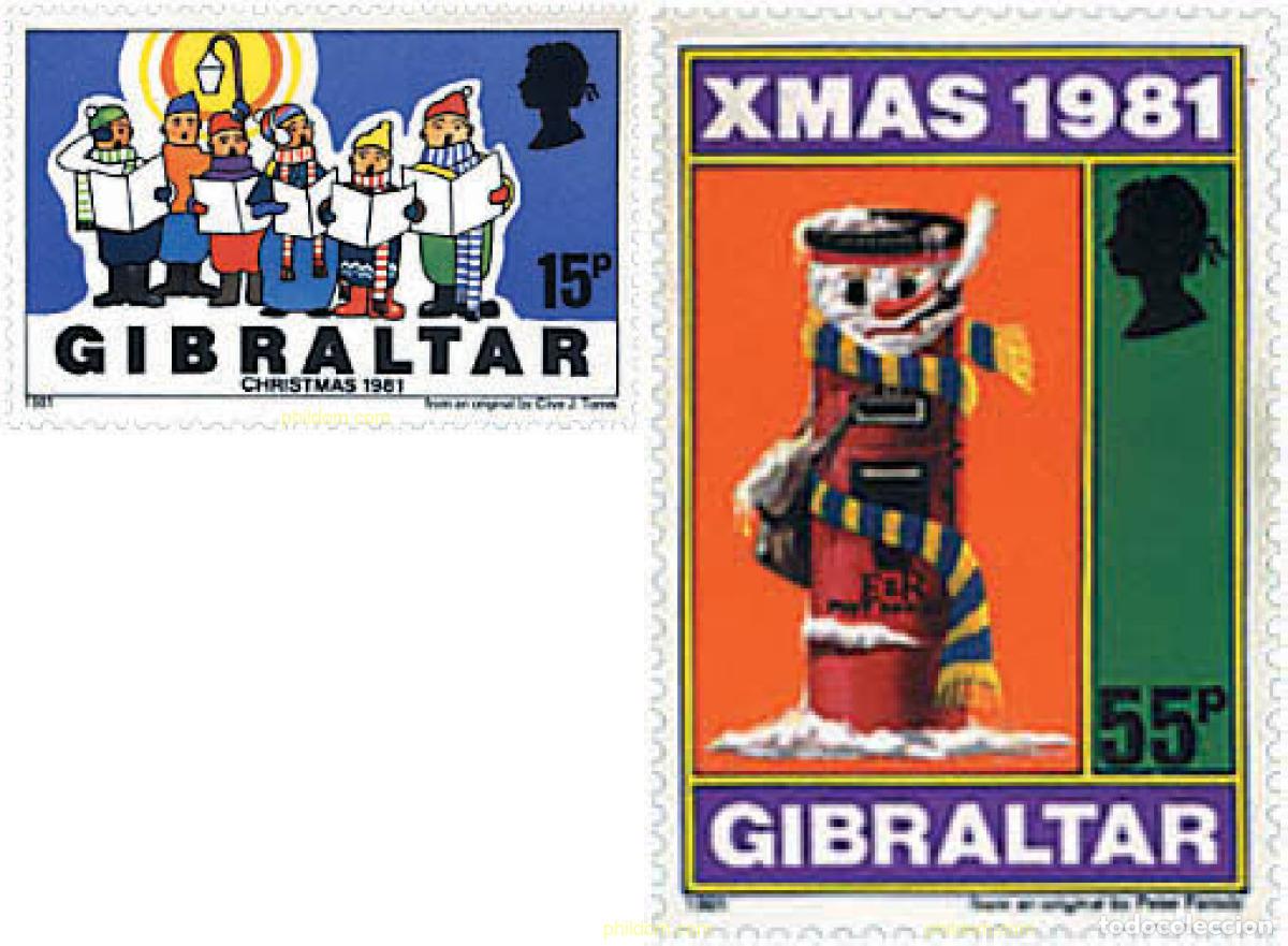Sellos: 82441 MNH GIBRALTAR 1981 NAVIDAD