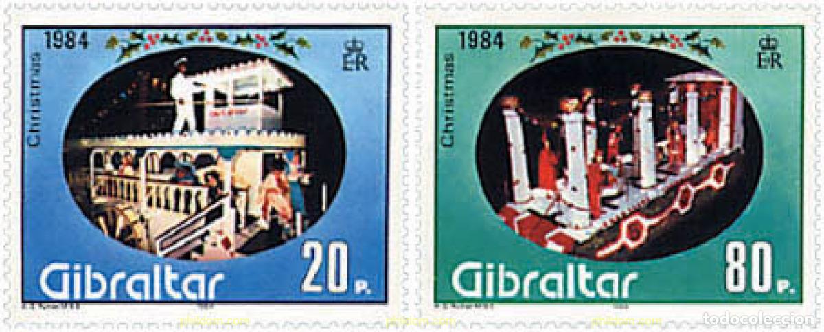 Sellos: 83428 MNH GIBRALTAR 1984 NAVIDAD