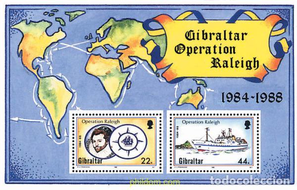 Sellos: 84259 MNH GIBRALTAR 1988 OPERACION RALEIGH