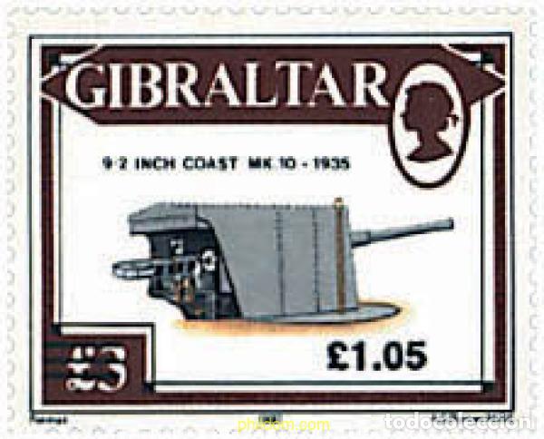 Sellos: 83456 MNH GIBRALTAR 1991 CA&Ntilde;ONES