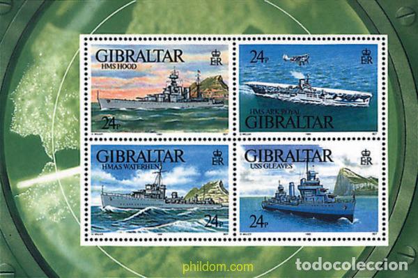 Sellos: 84276 MNH GIBRALTAR 1993 BUQUES DE GUERRA