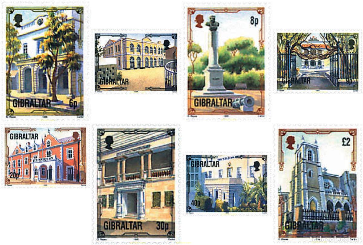 Sellos: 84293 MNH GIBRALTAR 1995 PATRIMONIO ARQUITECTONICO
