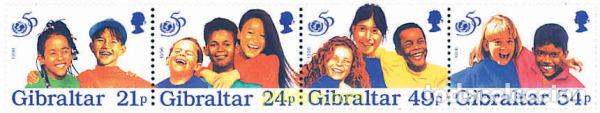 Sellos: 4763 MNH GIBRALTAR 1996 50 ANIVERSARIO DE LA UNICEF
