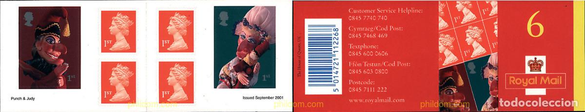Sellos: 2328 MNH GRAN BRETA&Ntilde;A 2001 MARIONETAS