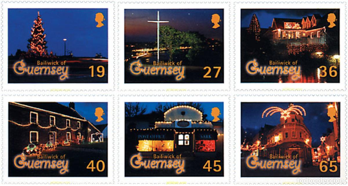 Sellos: 81221 MNH GUERNSEY 2001 NAVIDAD