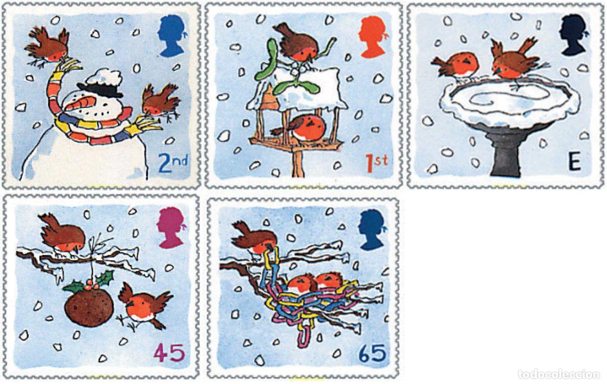 Sellos: 90799 MNH GRAN BRETA&Ntilde;A 2001 NAVIDAD