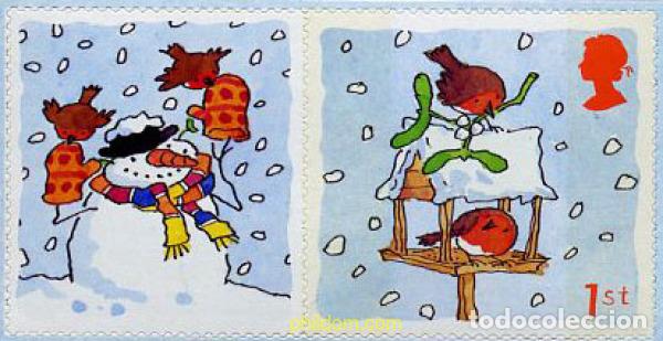 Sellos: 211665 MNH GRAN BRETA&Ntilde;A 2001 NAVIDAD