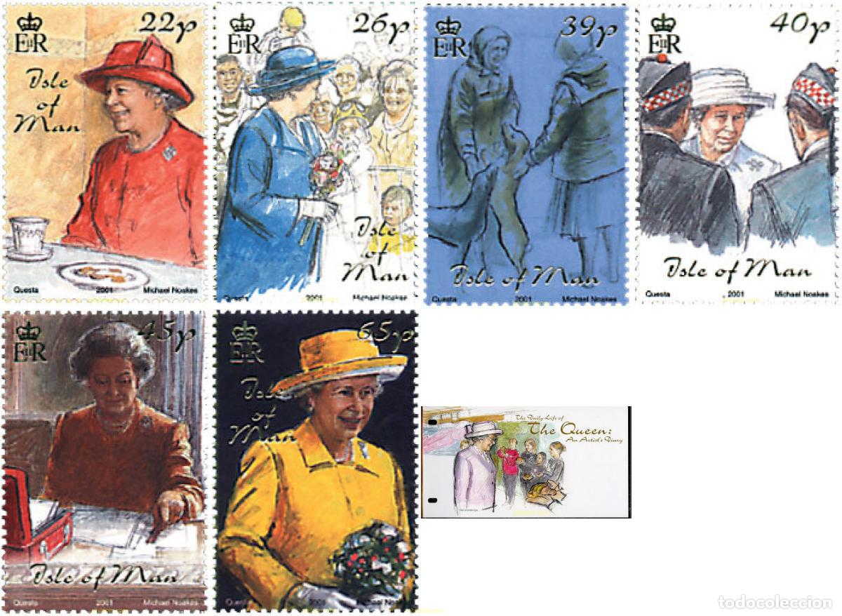 Sellos: 222937 MNH MAN 2001 LA VIDA DIARIA DE LA REINA ISABEL II