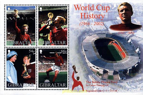 Sellos: 84405 MNH GIBRALTAR 2002 COPA DEL MUNDO DE FUTBOL. COREA DEL SUR Y JAPON-02